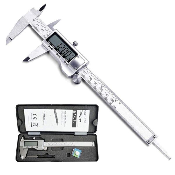 Vernier digital de acero inoxidable (150 mm / 6″)