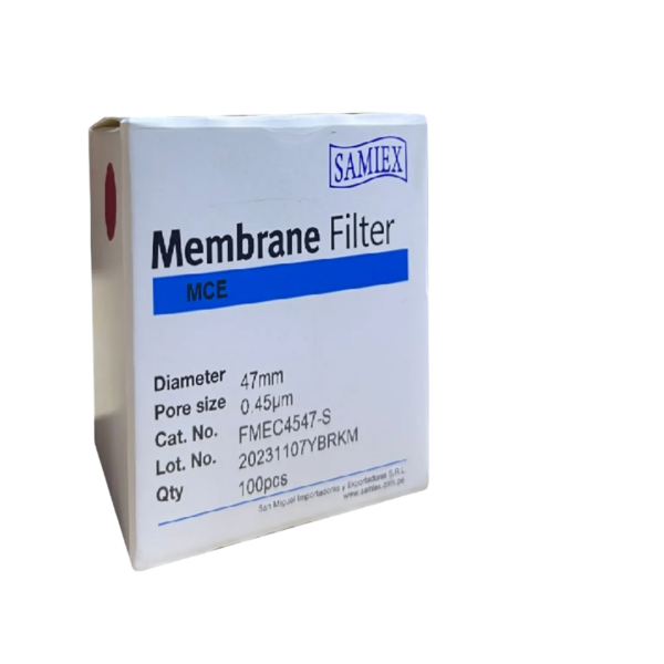 Filtro de Membrana 0.45 µm × 47 mm Éster de Celulosa (Samiex)